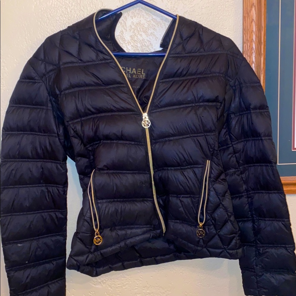 Michael Kors short puffer jacket